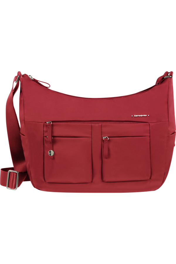 Samsonite Move 4.0 Should. Bag M+2 Pock M  Rouge brique