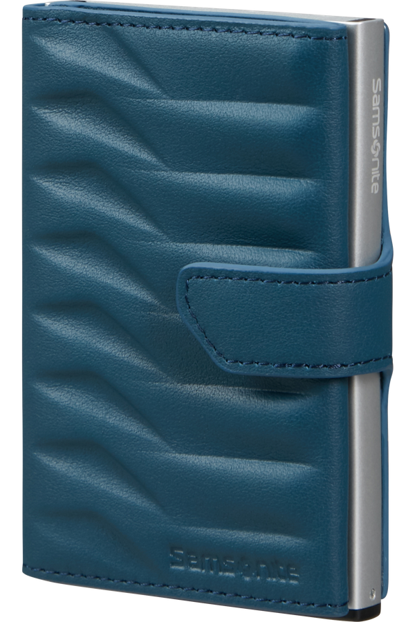 Samsonite Alu Fit Slide-up Wallet Proxis  Bleu pétrole